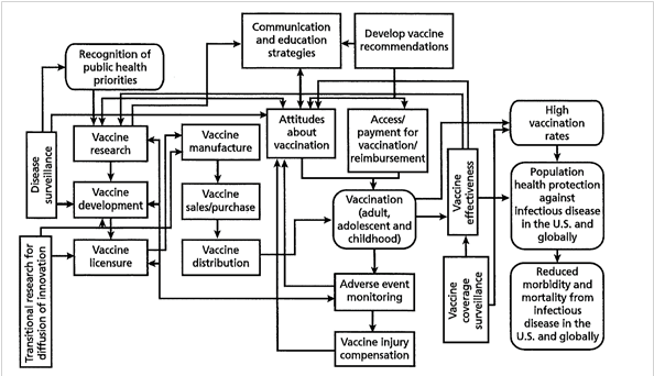 Figure 1. Overview of the vaccine and immunization enterprise 
Source: Ringel et al., 2009.
